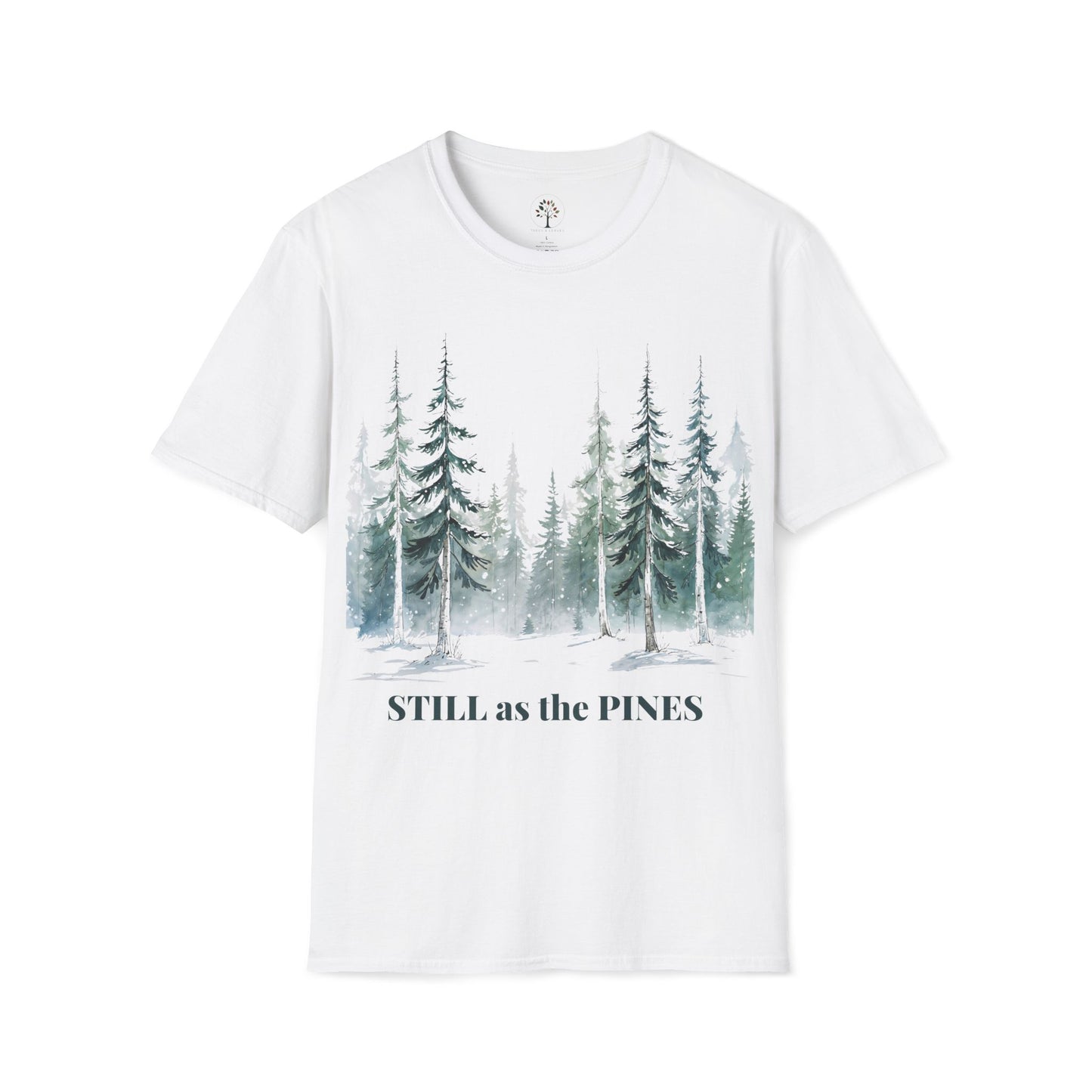White | Still as the Pines, front view