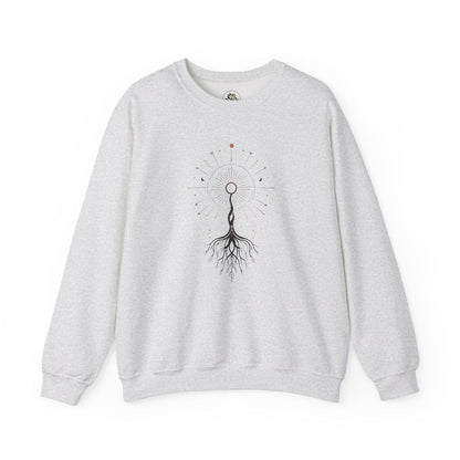 Ash | The Cosmic Root Sweatshirt, front view