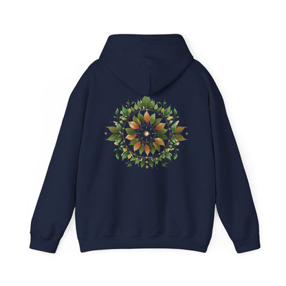 Navy | Eclipse Garden Hoodie, back design view