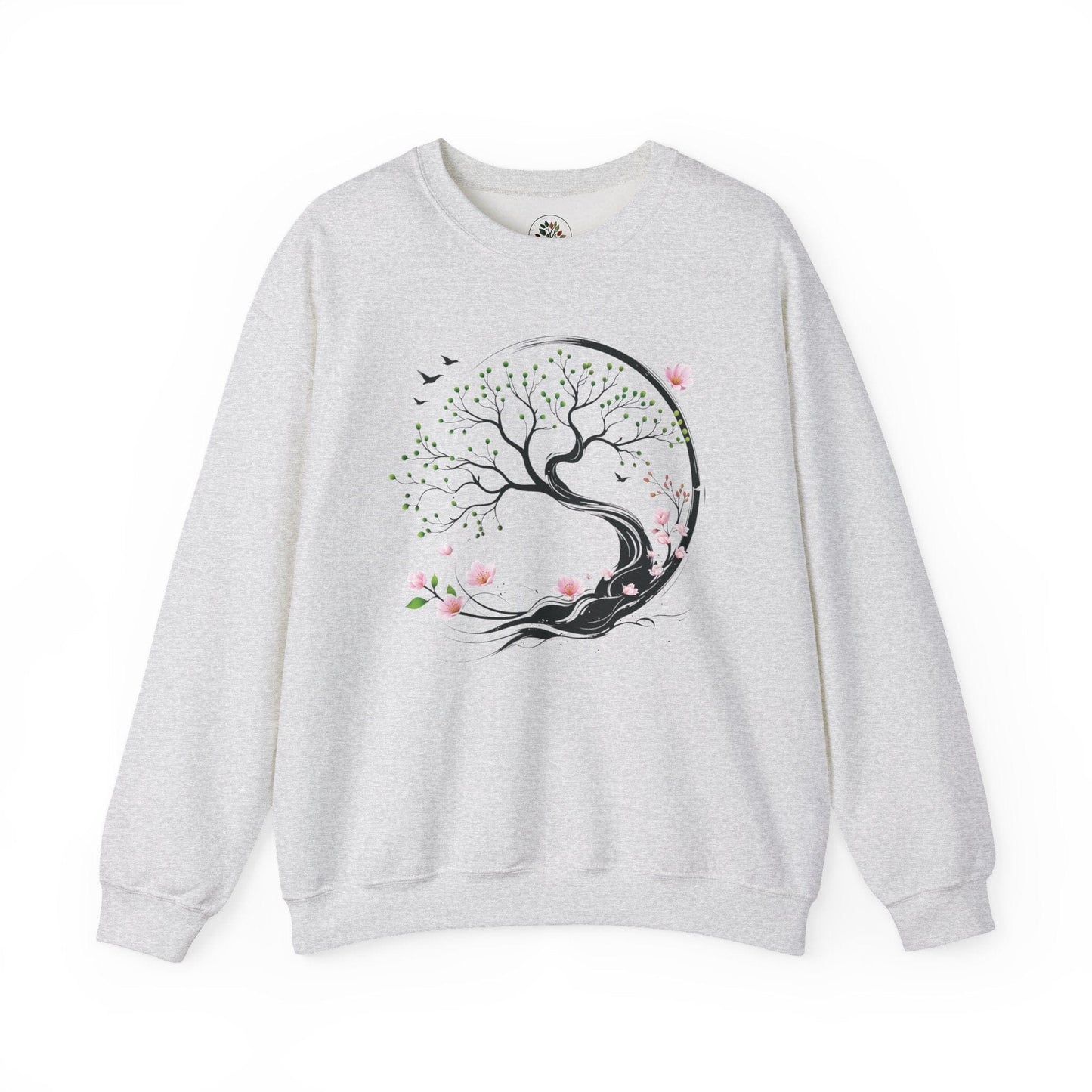 Ash | Unfolding Grace Sweatshirt, front view