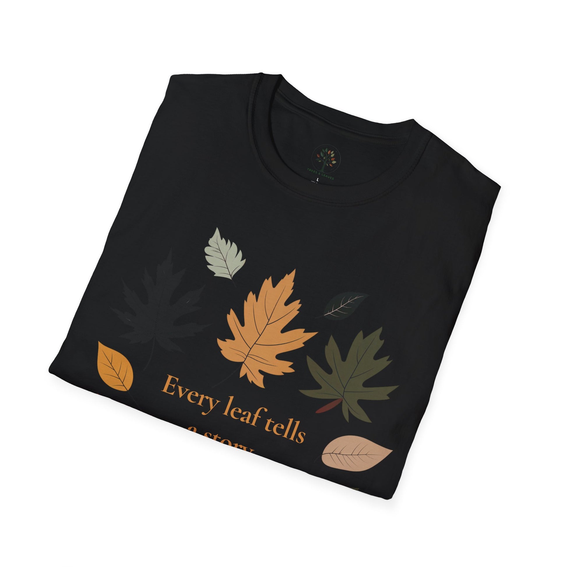 Black | Every Leaf tells a Story, folded view