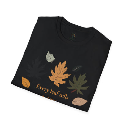 Black | Every Leaf tells a Story, folded view