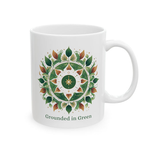 Grounded in Green Mug