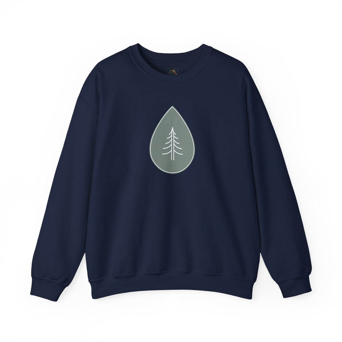 Navy | Calm Drop Sweatshirt, front view