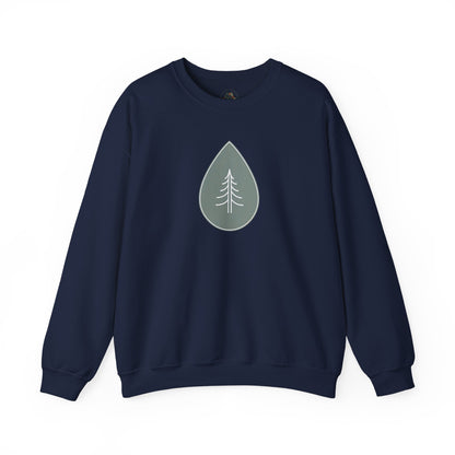Navy | Calm Drop Sweatshirt, front view