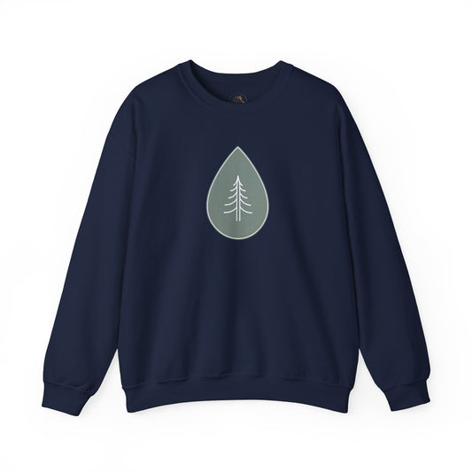 Navy | Calm Drop Sweatshirt, front view