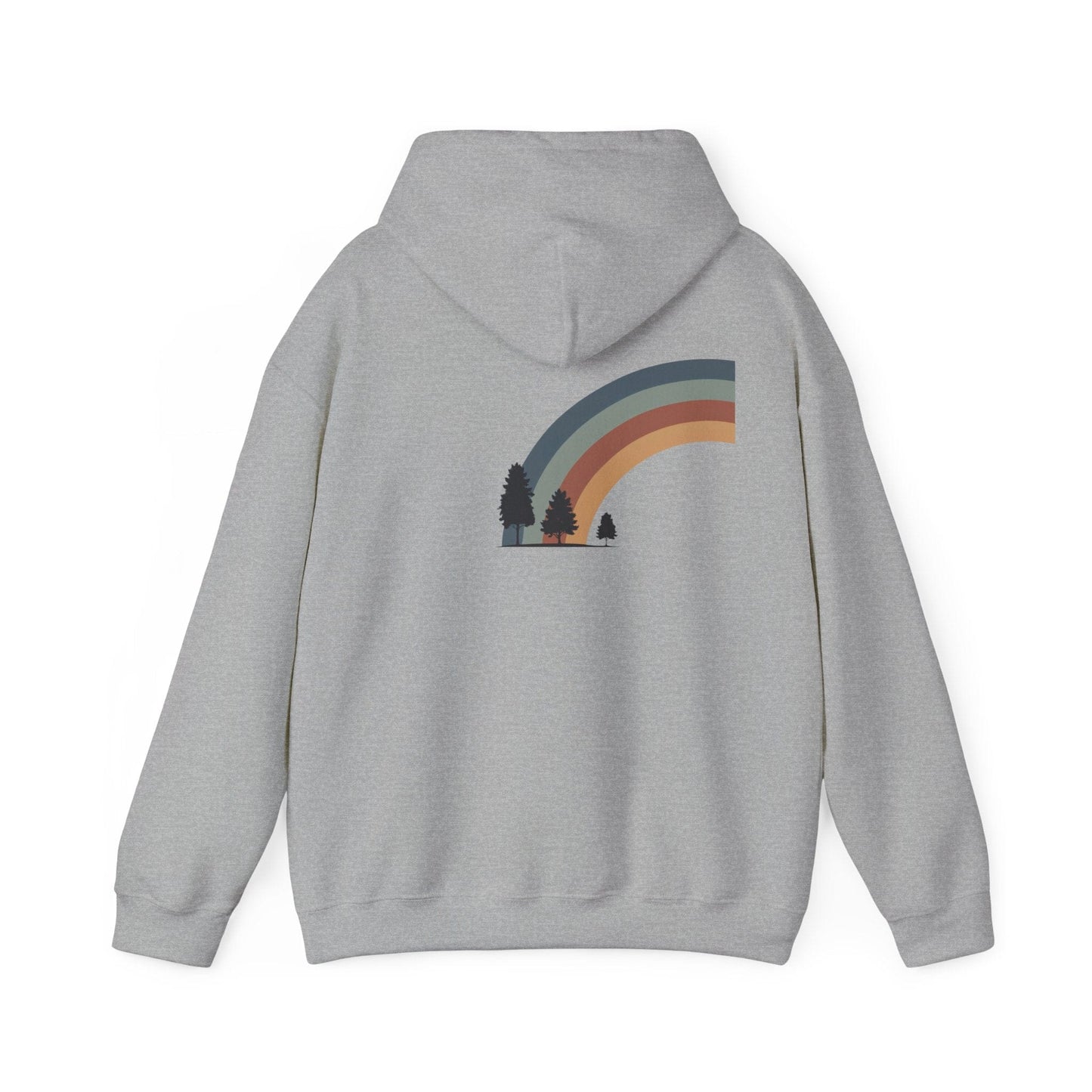 Sport Grey | Horizon Arch Hoodie, back design view