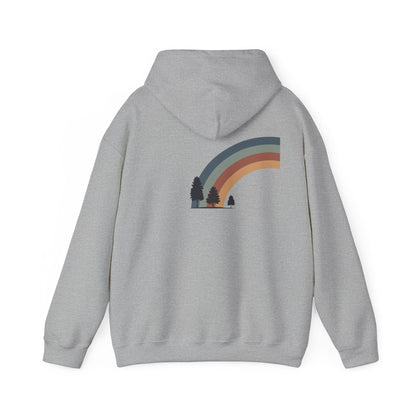 Sport Grey | Horizon Arch Hoodie, back design view