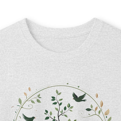 Ash | Circle of Life Long Sleeve Tee, folded view