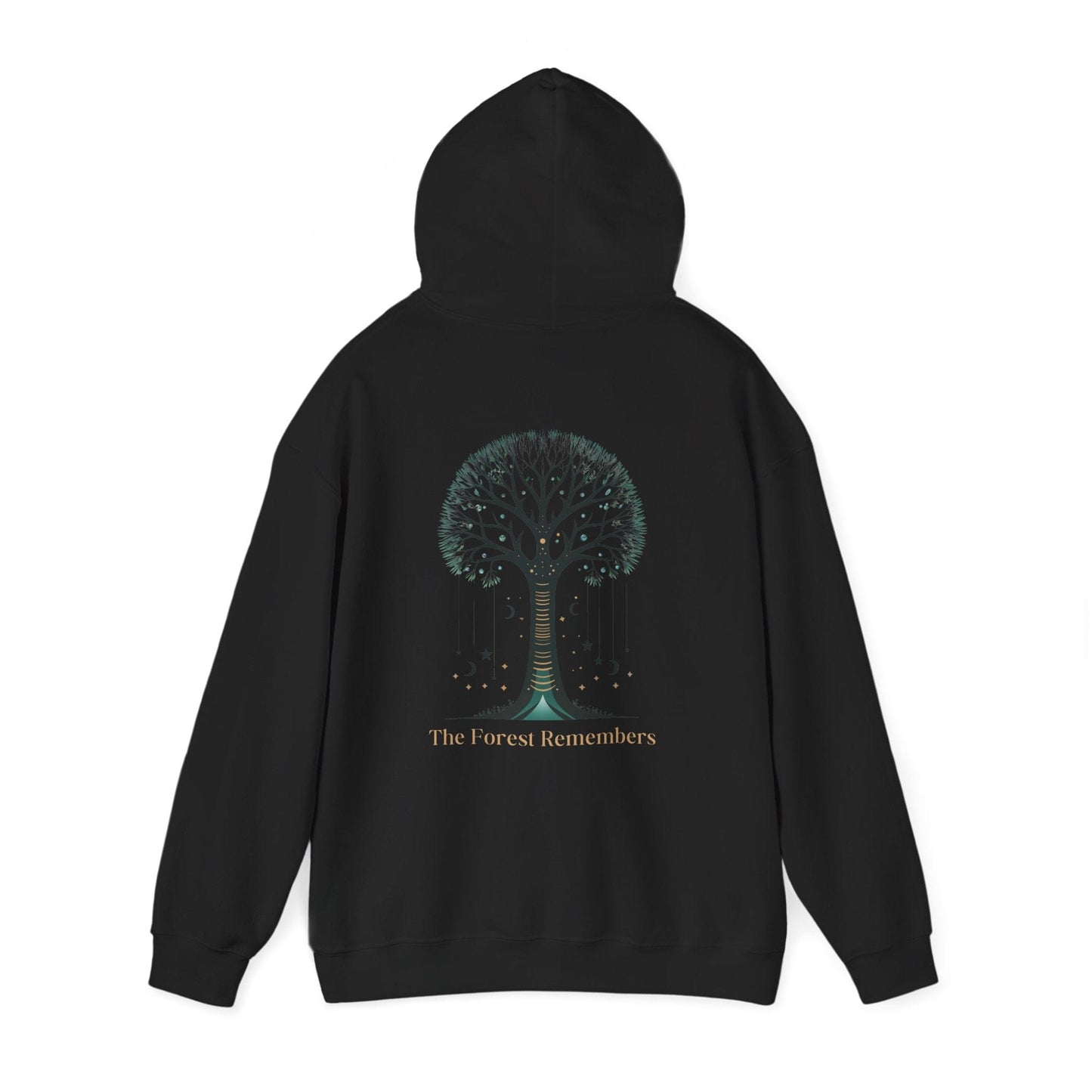 Black | The Forest Remembers Hoodie, back view 2