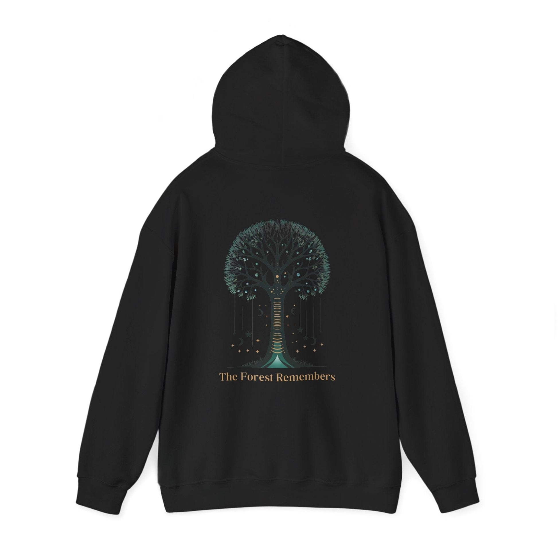 Black | The Forest Remembers Hoodie, back view 2