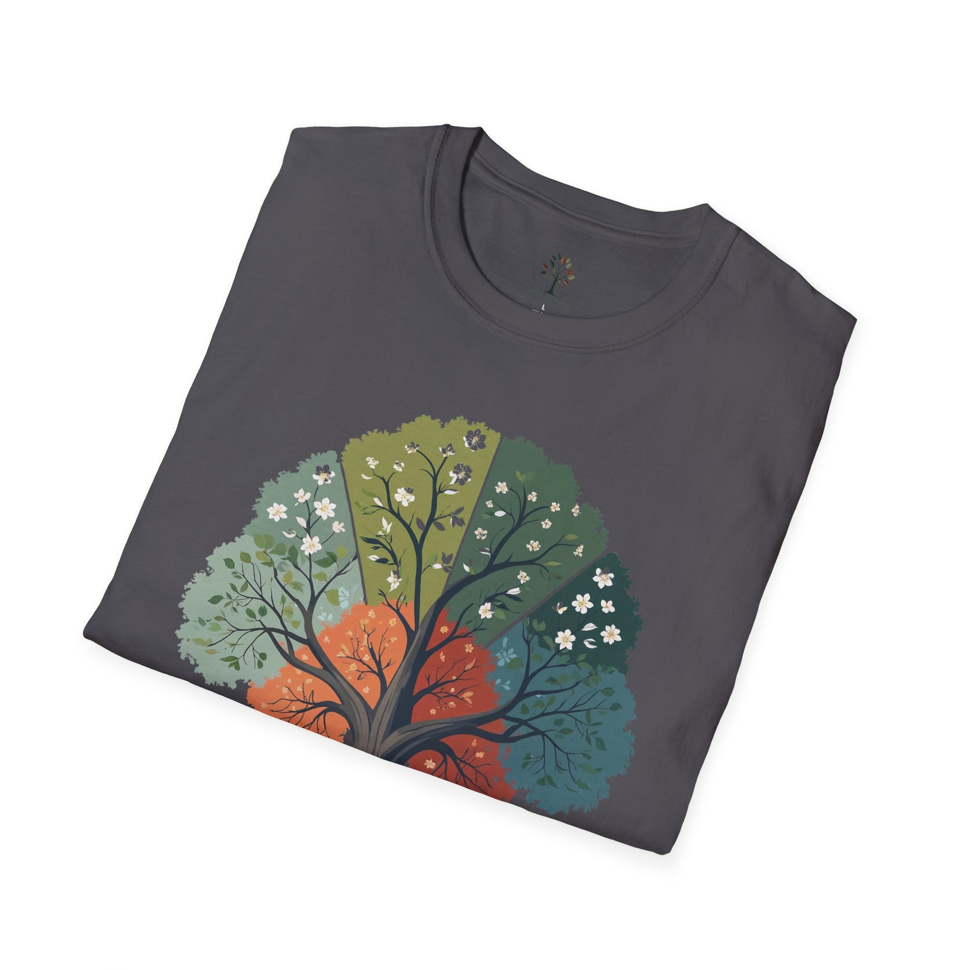 Charcoal | Circle of Seasons, folded view