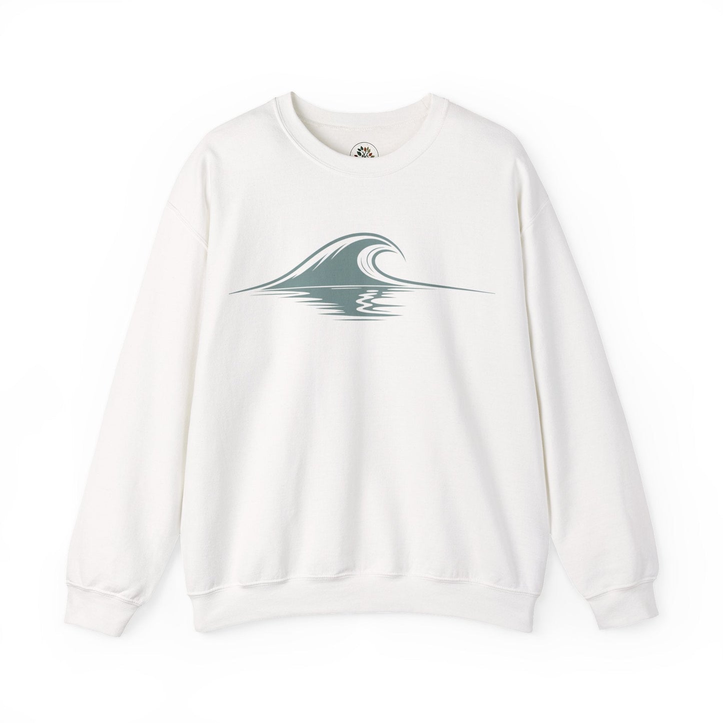 White | Drifted Sweatshirt, front view
