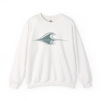 White | Drifted Sweatshirt, front view