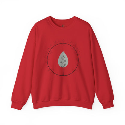 Red | Leaf of Life Sweatshirt, front view