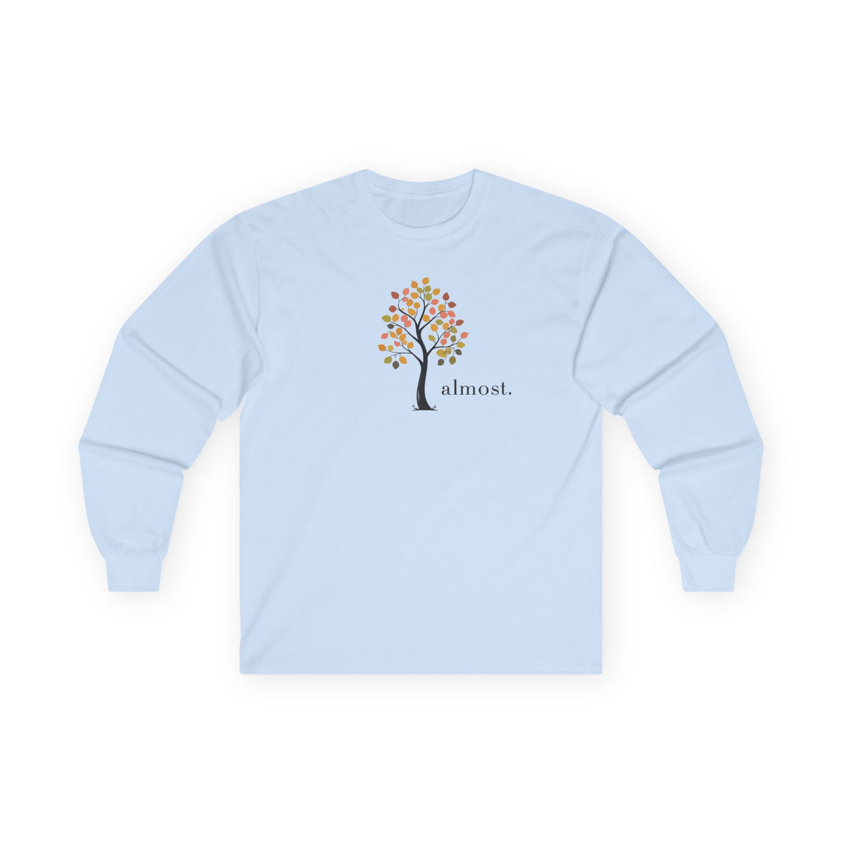 Light Blue | Almost Long Sleeve, front view