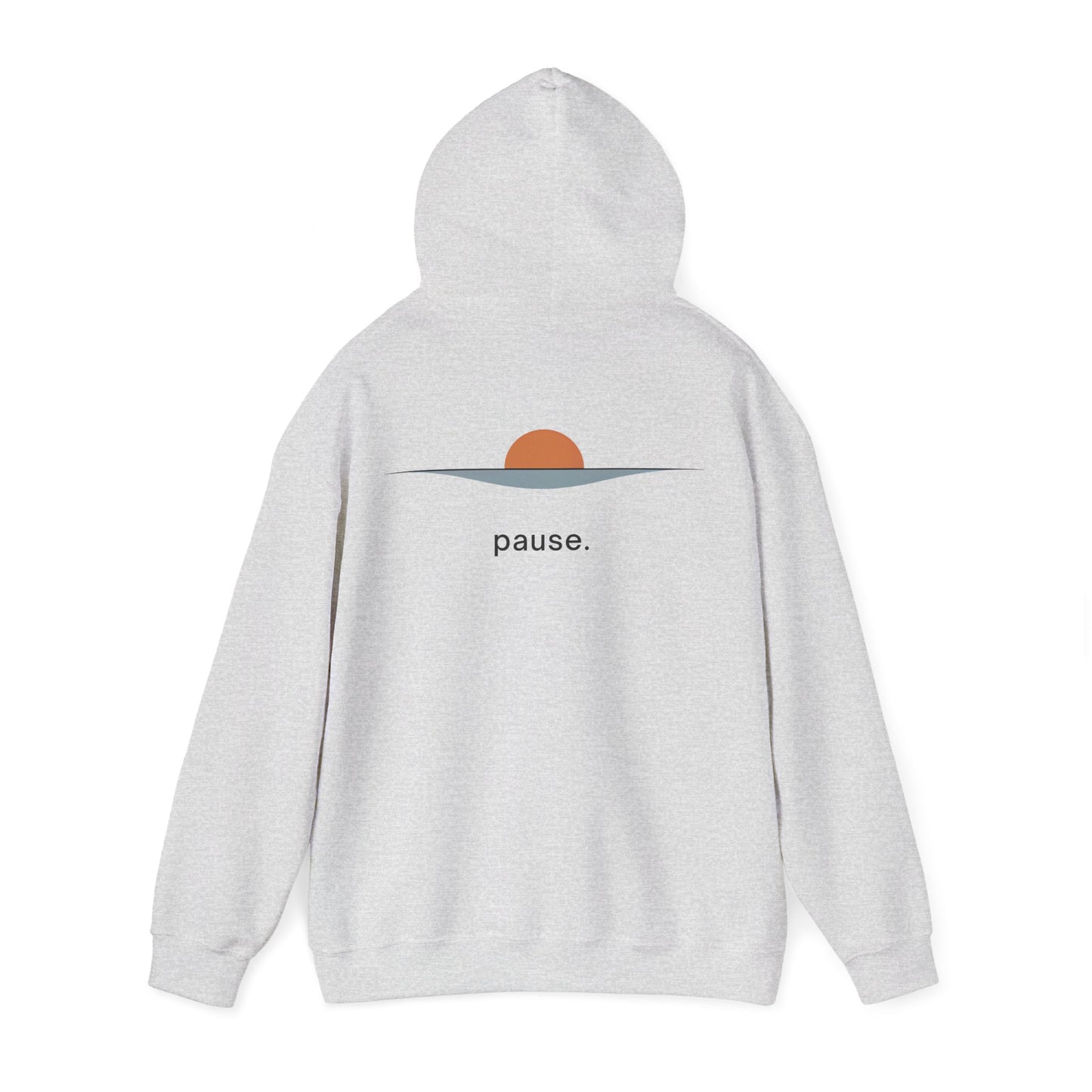 Ash | Pause Hoodie, back view 2