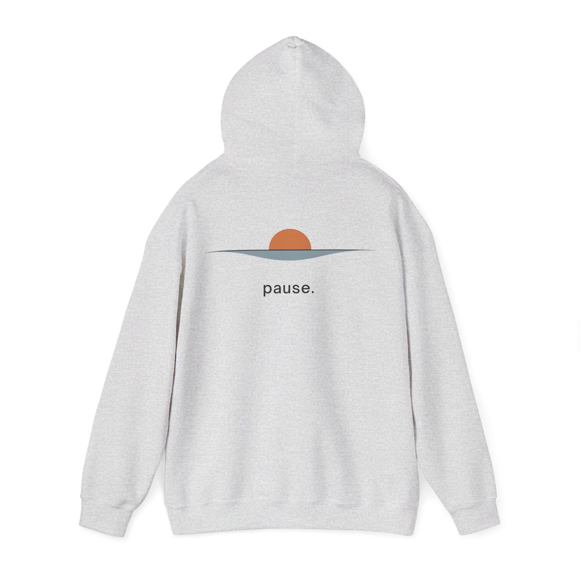 Ash | Pause Hoodie, back view 2