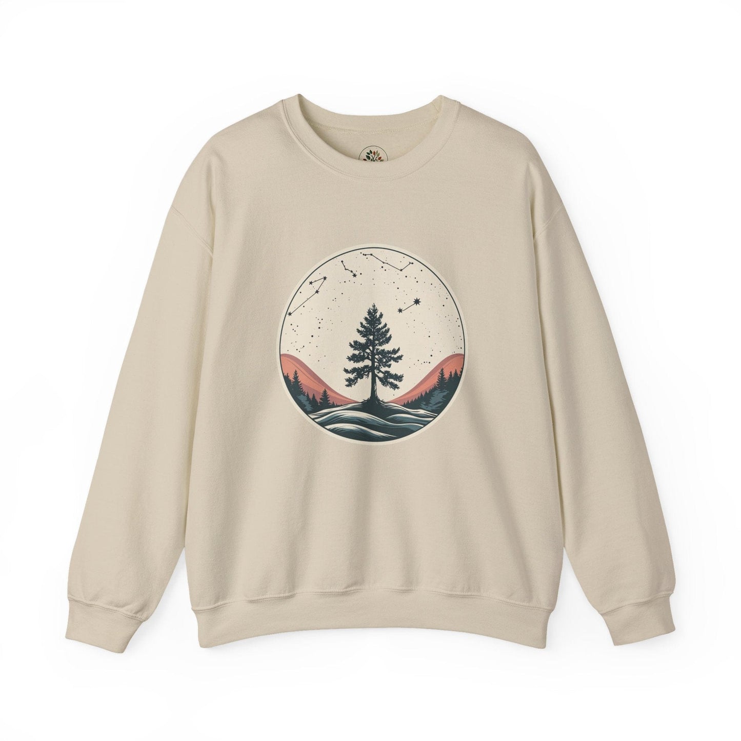 Sand | Rooted in Stars Sweatshirt, front view