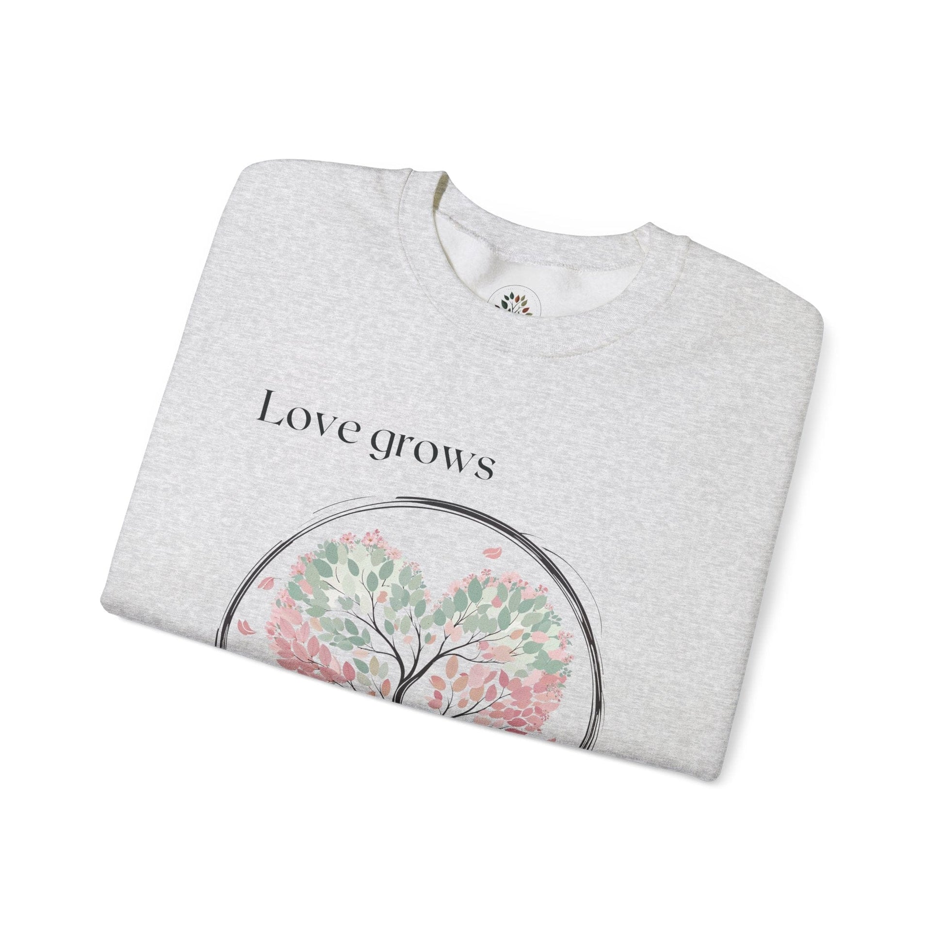 Ash | Love Grows Sweatshirt, folded view