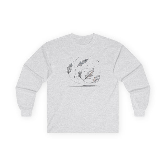 Ash | Autumn Drift Long Sleeve Tee, front view