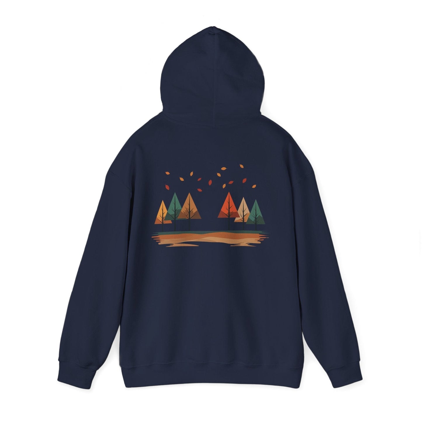 Navy | Horizon Fall Hoodie, back view 2