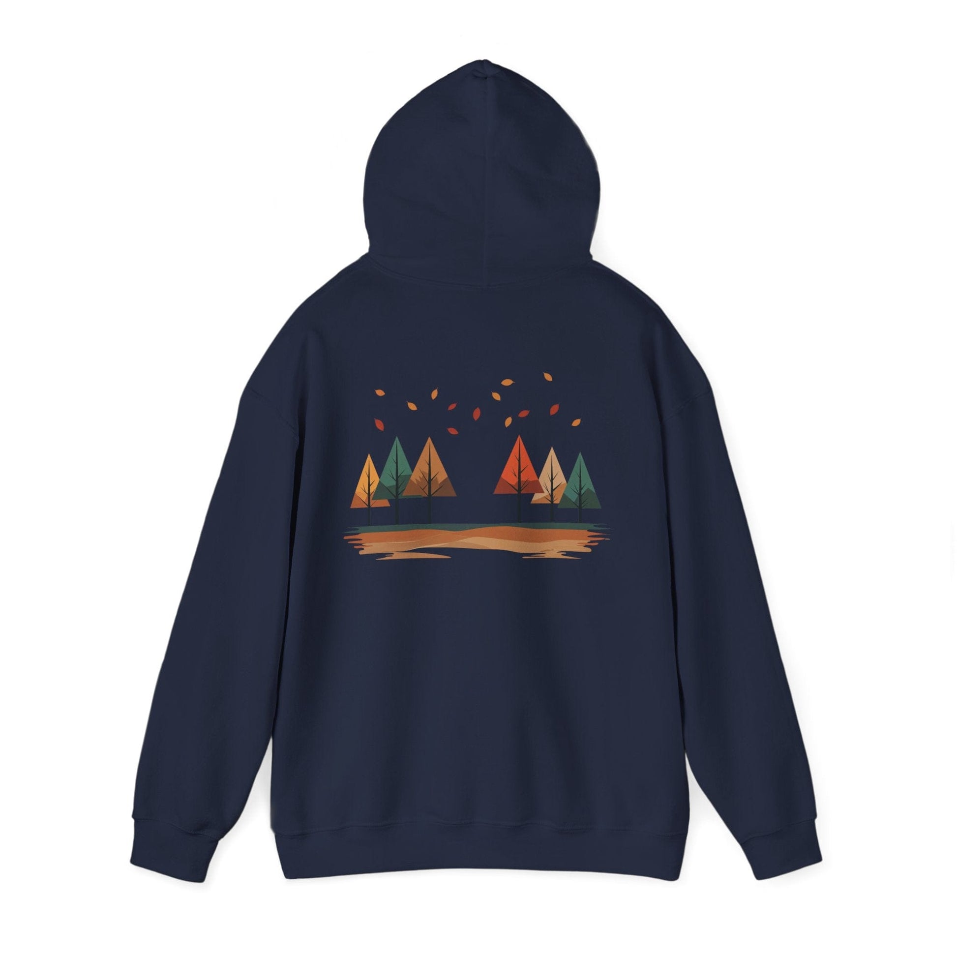 Navy | Horizon Fall Hoodie, back view 2