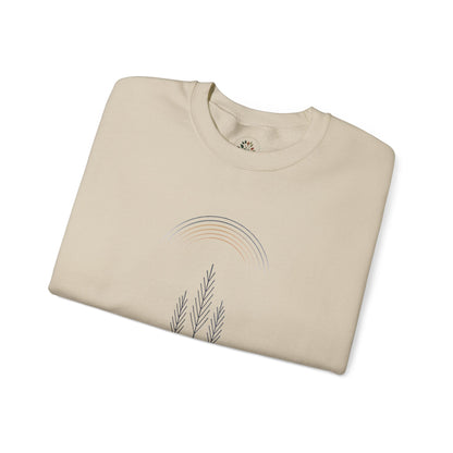 Sand | Quiet Arc Sweatshirt, folded view