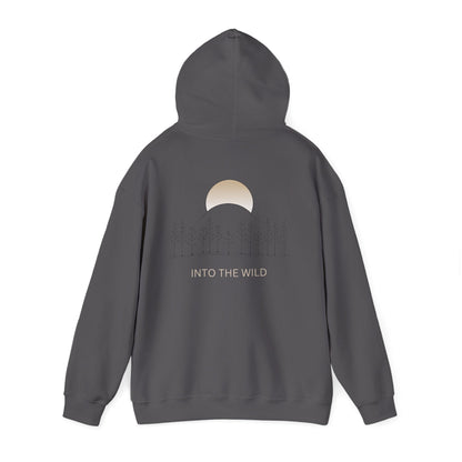 Charcoal | Into The Wild Hoodie, back view 2