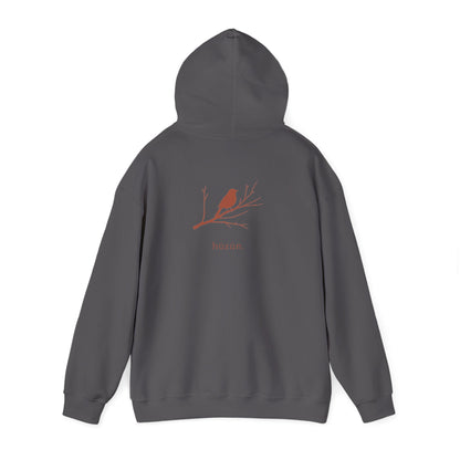 Charcoal | Hüzün Hoodie, back view 2