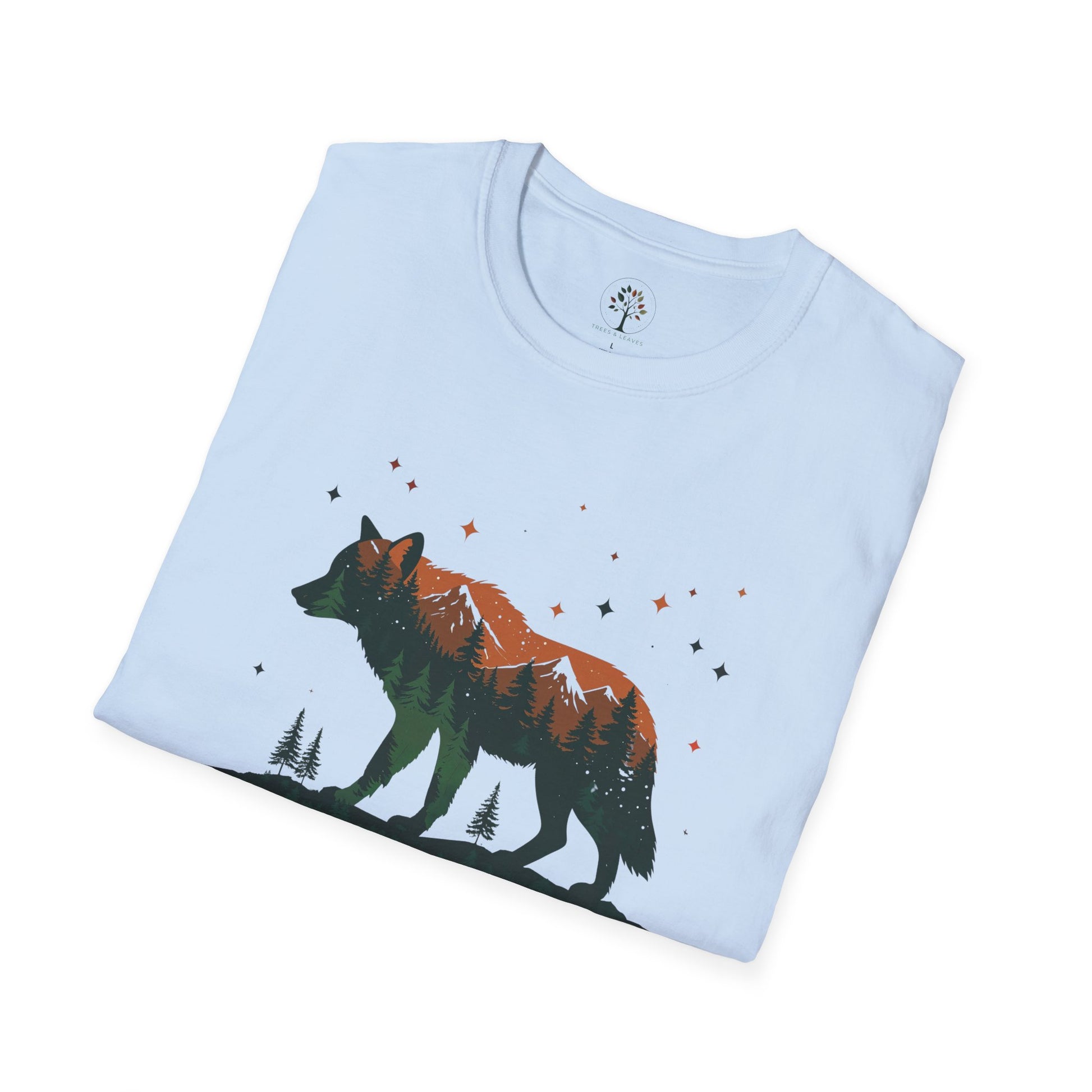 Light Blue | Spirit of the Wild, folded view