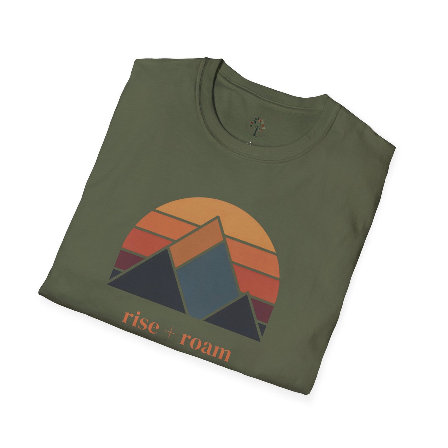 Military Green | Rise +Roam, folded view
