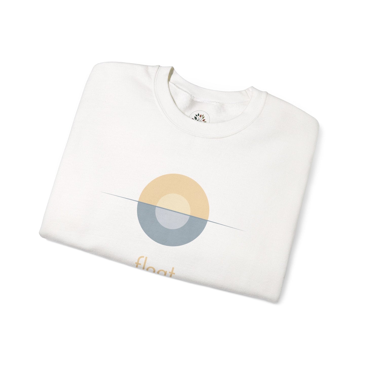 White | Float Sweatshirt, folded view