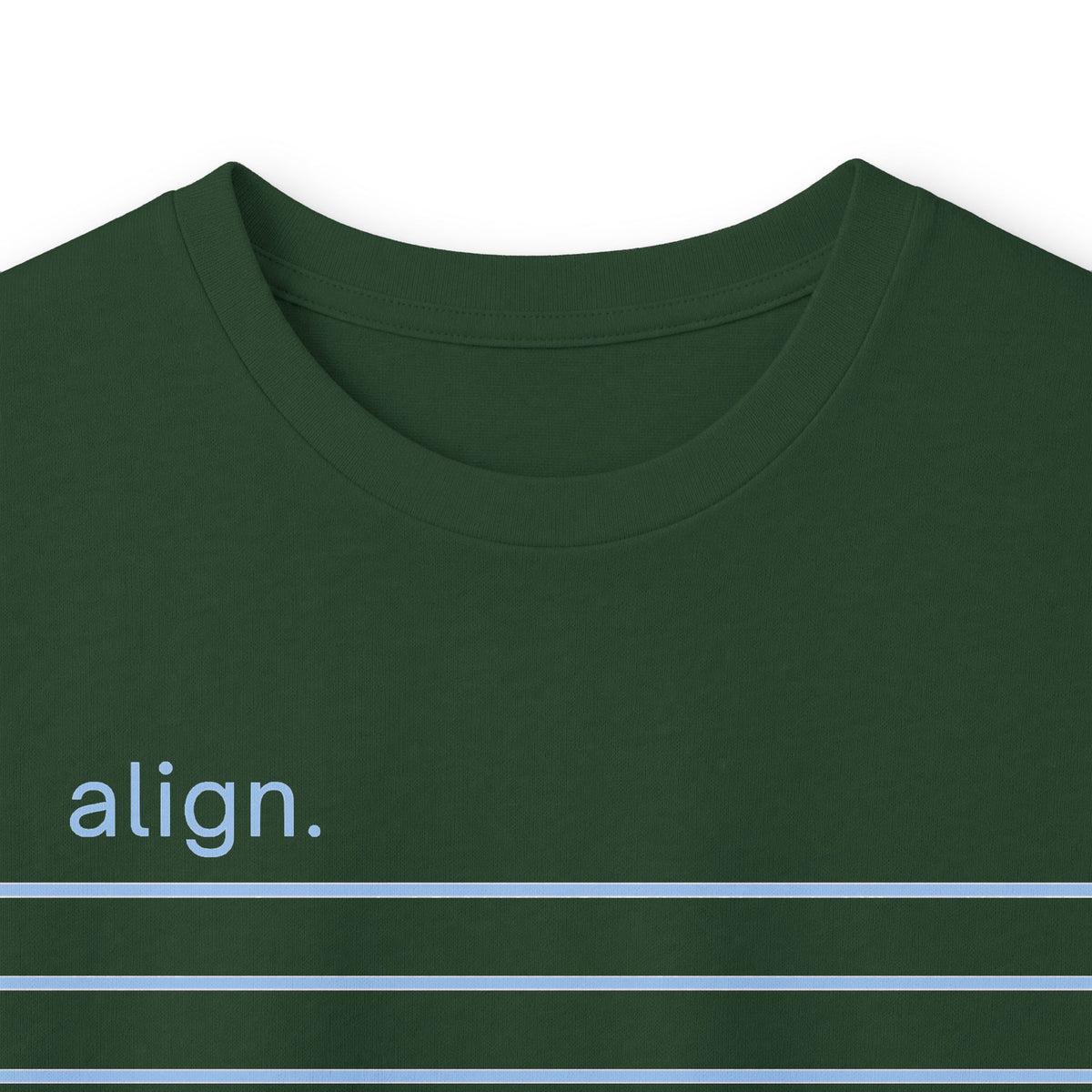 Forest Green | Align Long Sleeve Tee, folded view