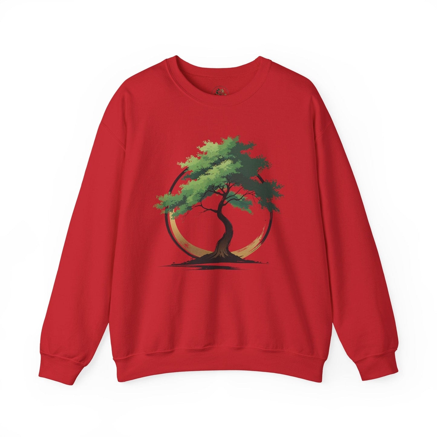 Red | The Zen Tree Sweatshirt, front view