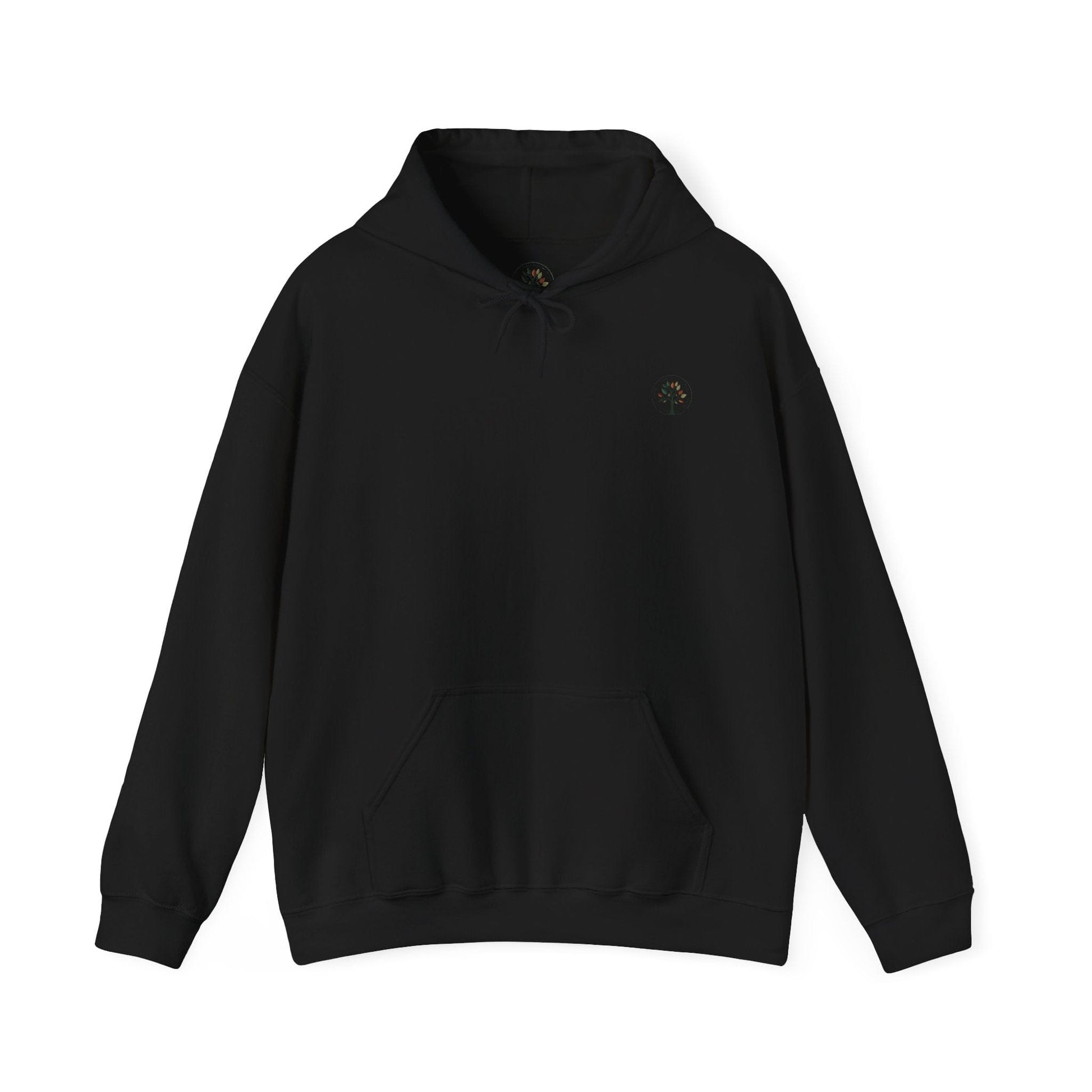 Black | Retro Horizon Hoodie, front view