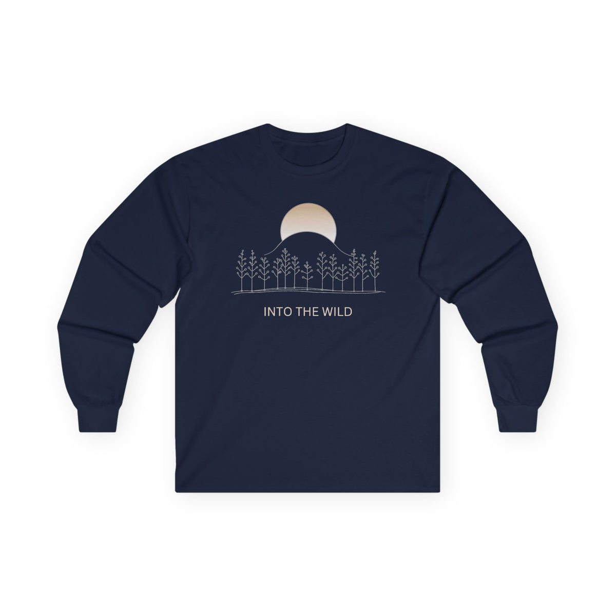 Navy | Into the Wild Long Sleeve, front view