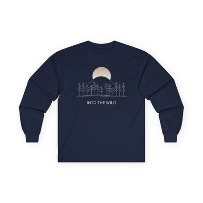 Navy | Into the Wild Long Sleeve, front view