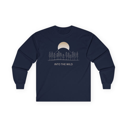 Navy | Into the Wild Long Sleeve, front view