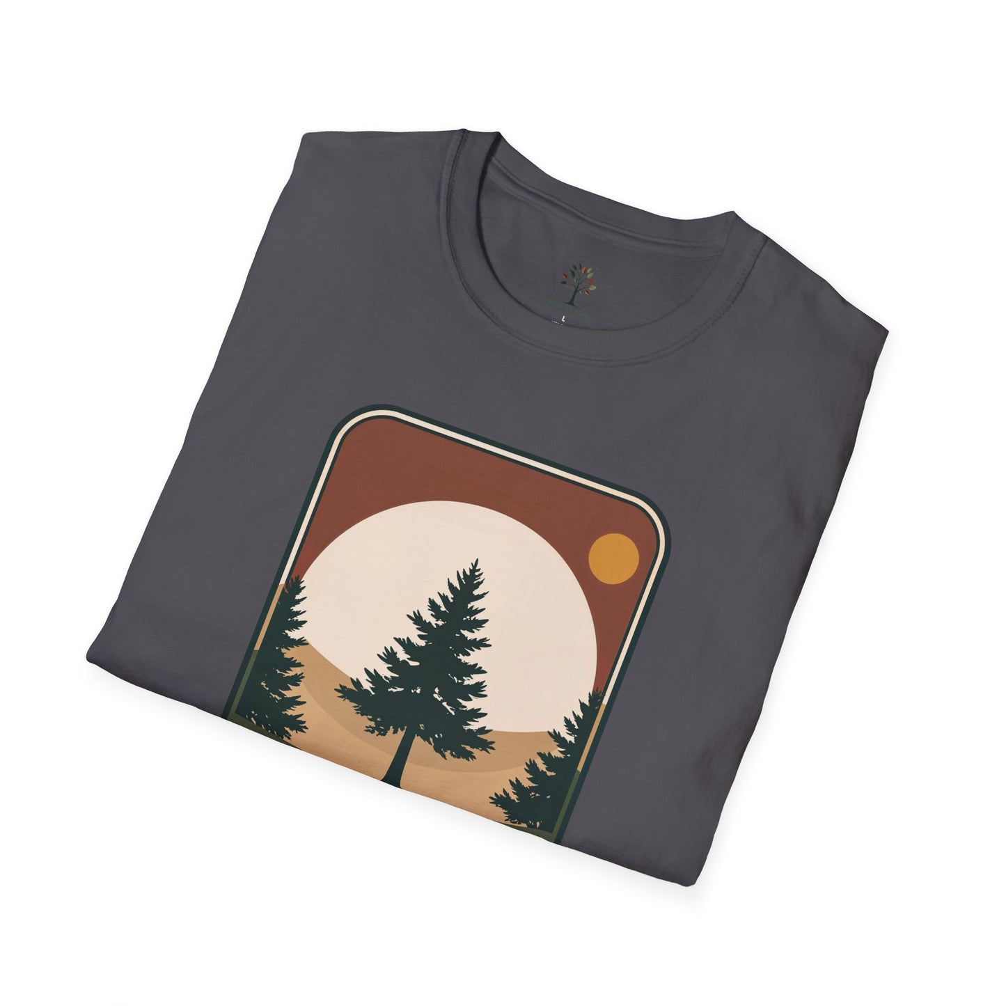 Charcoal | Horizon Badge, folded view