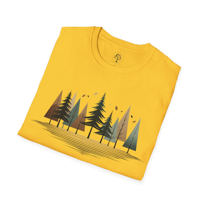 Charcoal | Forest Rhythm, folded view