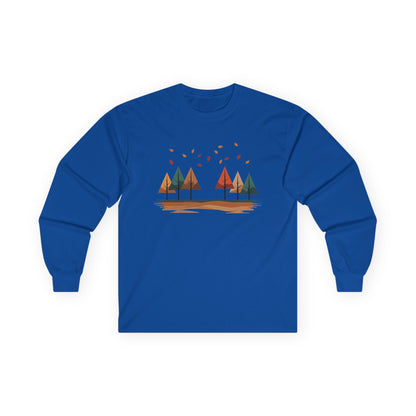 Royal | Horizon Fall Long Sleeve Tee, front view