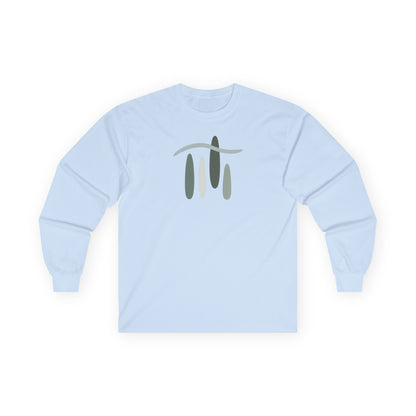 Light Blue | Forest Breath Long Sleeve Tee, front view