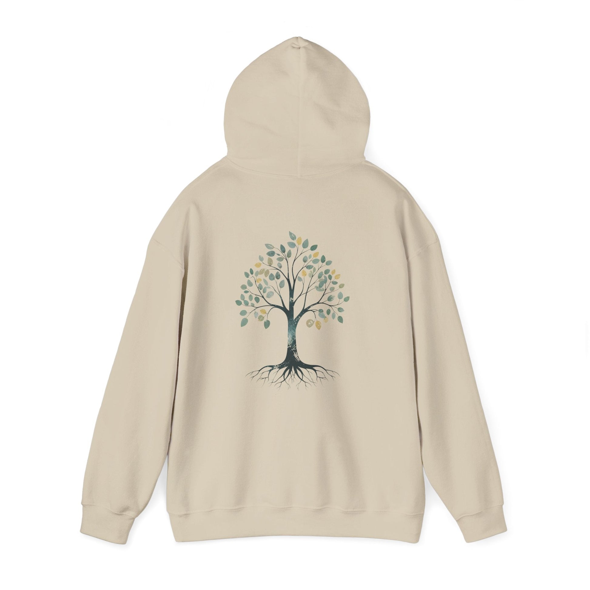 Sand | The Story Tree Hoodie, back view 2