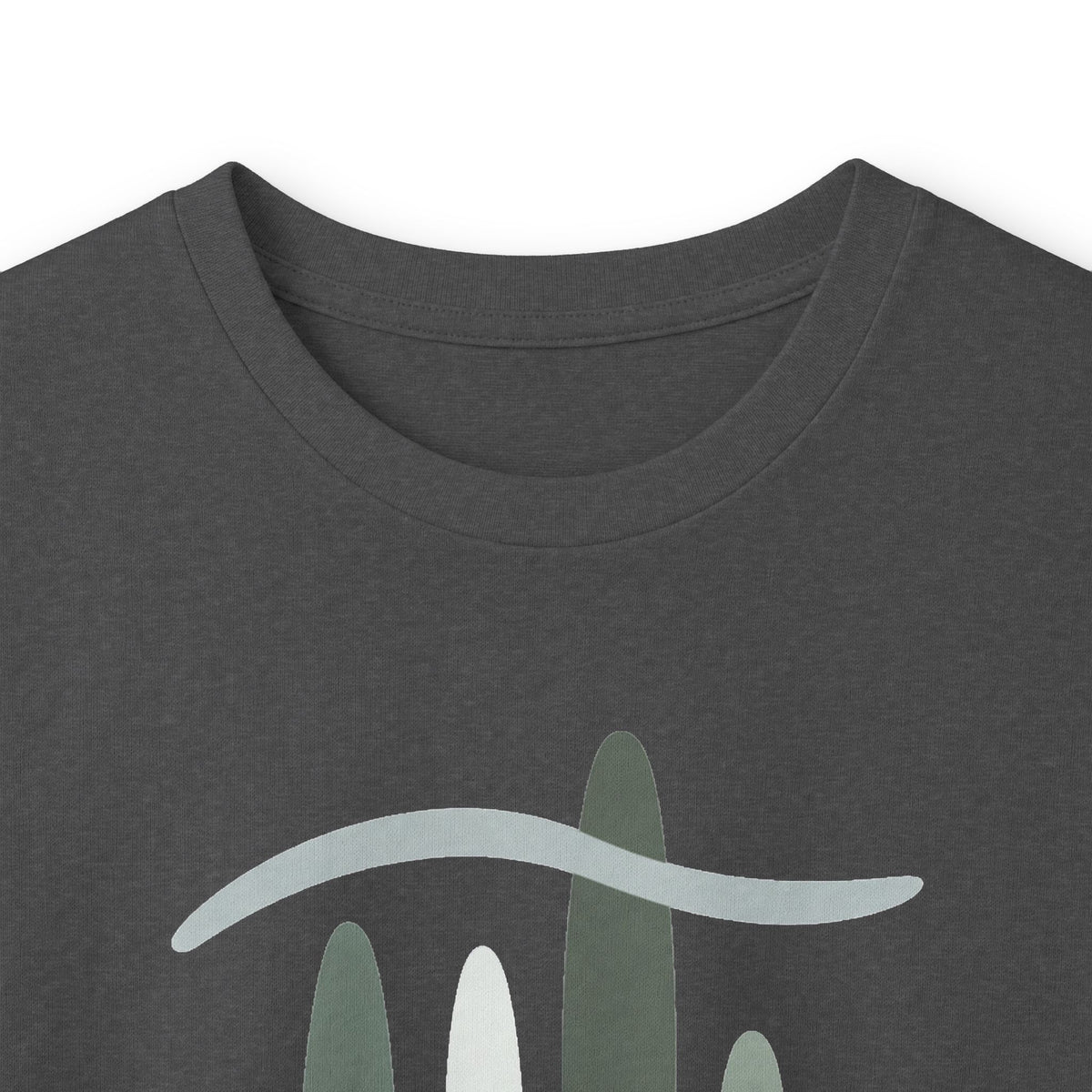 Dark Heather | Forest Breath Long Sleeve Tee, folded view