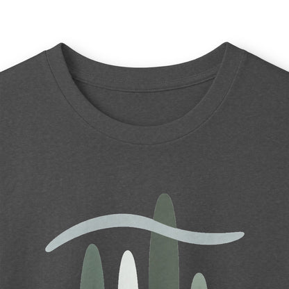 Dark Heather | Forest Breath Long Sleeve Tee, folded view