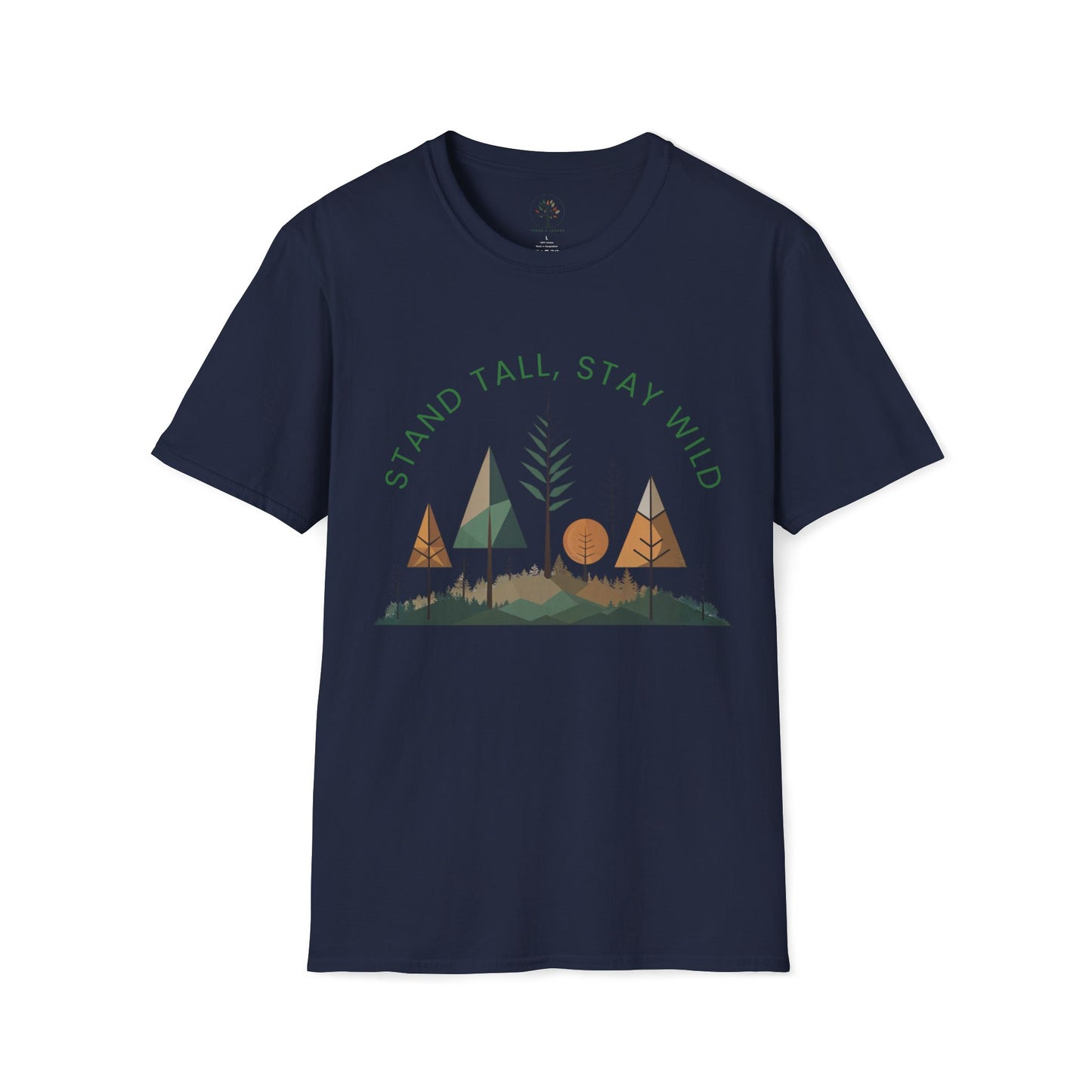 Navy | Stand Tall, Stay Wild, front view