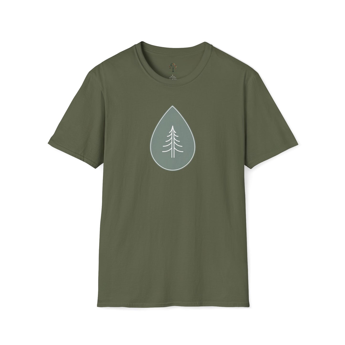 Military Green | Calm Drop, front view