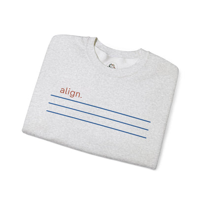 Ash | Align Sweatshirt, folded view