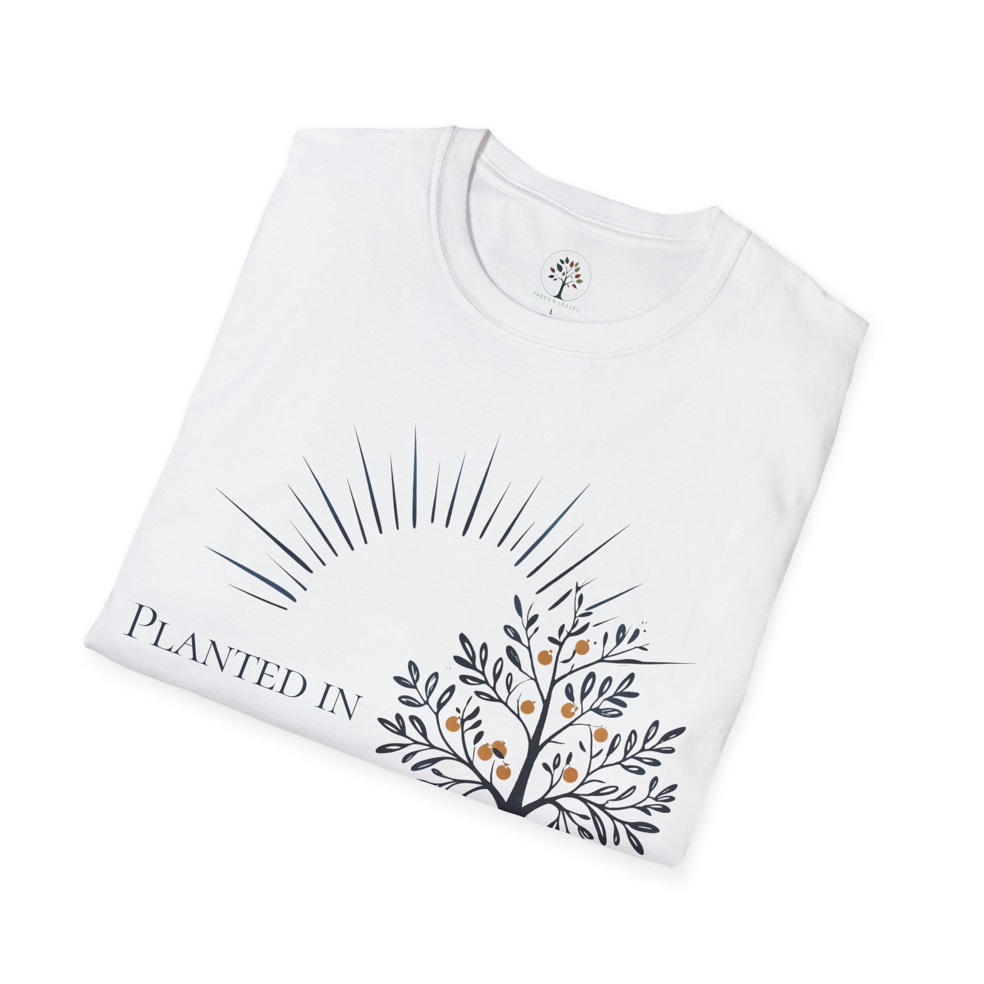 White | Planted in Love, folded view